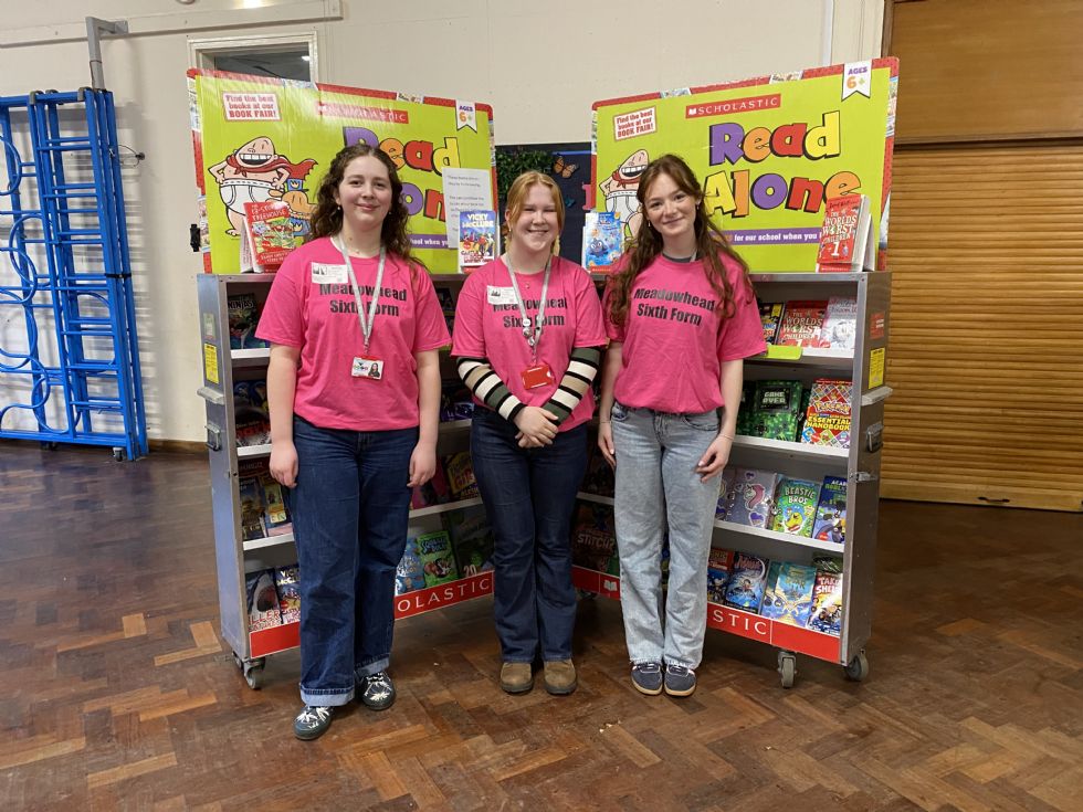 Sixth form students at Bradway Primary School