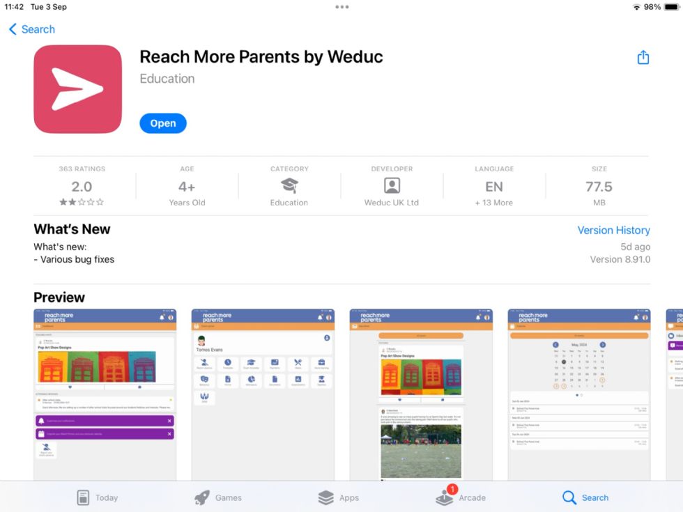 reach more parents app image